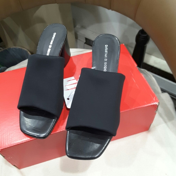 CHRISTIAN DI RICCIO LEATHER SOCK - Picture 1 of 8